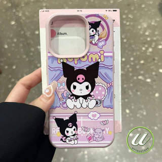 น่ารักคุโรมิเต็มจอภาพกราฟิตี้หนังสุดหรูนุ่มเคส IPhone 17 12 15 14 16 11 13 Pro Max 17Pro XS Max Air XR X 7 8 16 15 Plus