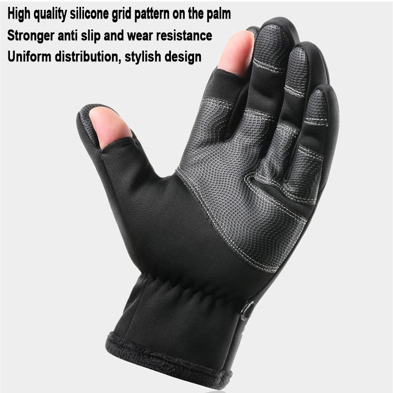 iuggyit ถุงมือมอเตอร์ไซค์ ถุงมือกีฬา ปั่นจักรยาน ถุงมือเปิด-ปิดนิ้ว ระบายอากาศ กันน้ำ กันแดด