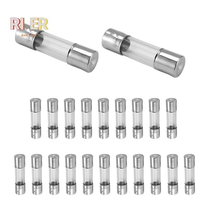 20 x 250 V 2A F2AL Quick F link ฟิวส์หลอดแก้ว 5 มม. x 20 มม.