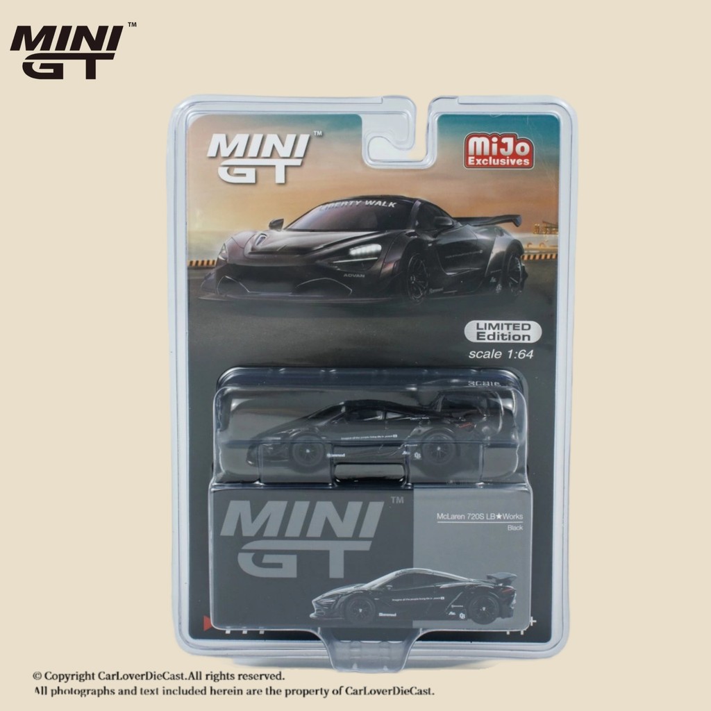 โมเดลรถเหล็ก TSM MINIGT 1:64 McLaren 720S LB-Works 777 #   สำหรับนักสะสม