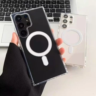 เคส For Samsung A57 A37 5G A07 A17 A56 5G A16 A06 5G A55 S26 Ultra A54 A15 A36 A26 A35 S24 FE S25 S23 S22 Ultra แม่เหล็ก