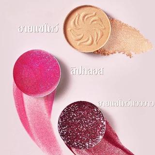 BHQ เครื่องสำอางที่ปลอดภัยสำหรับเด็ก ชุดแต่งหน้าเด็ก อายแชโดว์+ลิปสติก+ทำเล็บ+คลิปหู ทำความสะอาดง่าย