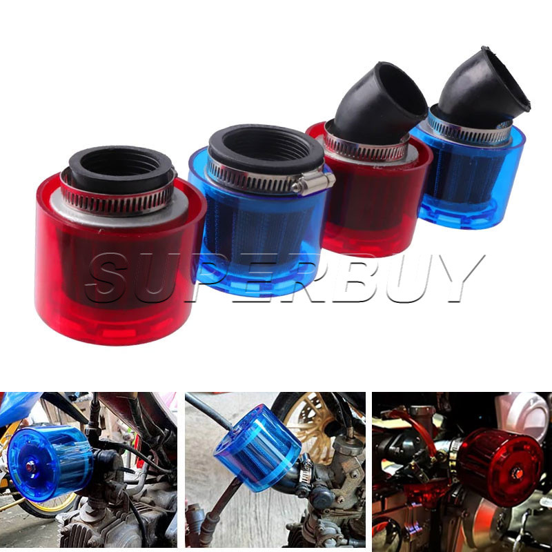 รถจักรยานยนต์28/32/35/38-40/42-45/45-47มิลลิเมตรสาดหลักฐานกรองอากาศทําความสะอาดสําหรับ50ซีซี-250ซีซีมอเตอร์ไซด์หลุมสกปรกจักรยานสกูตเตอร์ รถเอทีวี รูปสี่เหลี่ยม