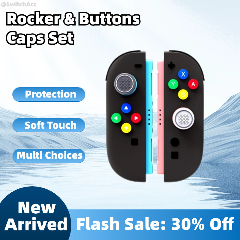 ชุดหมวก Switch Rocker สําหรับ Nintendo Switch 2/ 1/ OLED Local Stock สไตล์คลาสสิก