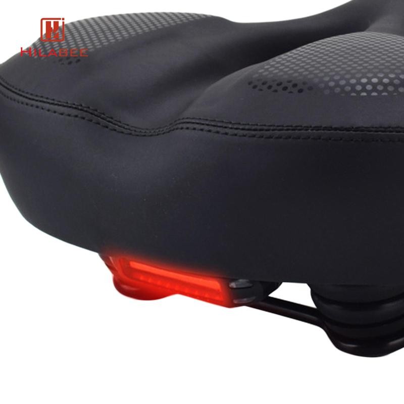 HILABEE อานจักรยานเสือภูเขา อะไหล่กันน้ําเบาะนุ่ม Pad สำหรับผู้ชายและผู้หญิง - รูปที่ 4
