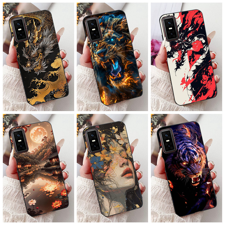 สําหรับ Infinix GT 30 Pro X6873 ใหม่ Cool Dragon ภาพวาดกรณี Infinix GT30 Pro 5G ซิลิโคนนุ่ม TPU เคสโทรศัพท์