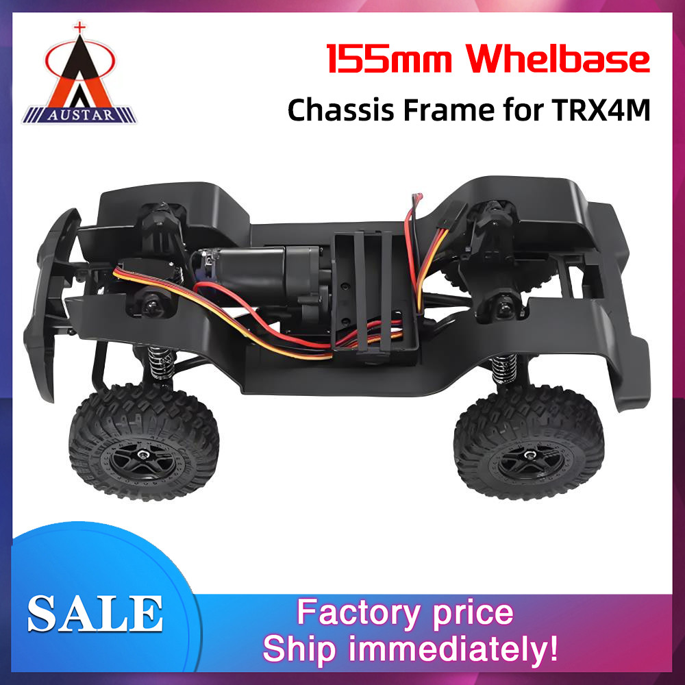 AUSTAR 1:18 TRX4M กรอบ 155 มม.Whelbase พร้อมมอเตอร์ 370 สําหรับ TRX4M 1/18 Crawler รถ DIY