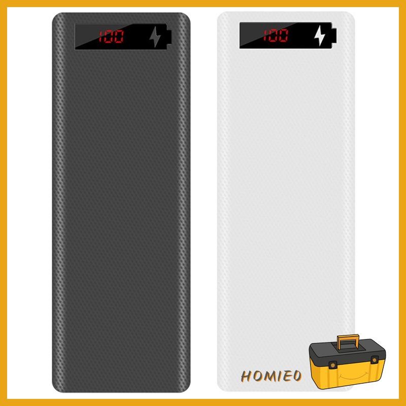 HOMIE0 L10 จอแสดงผล LCD DIY 10x18650 สําหรับกรณีสําหรับเปลือกแบบพกพาภายนอกกล่องไม่มี Powerbank Prote