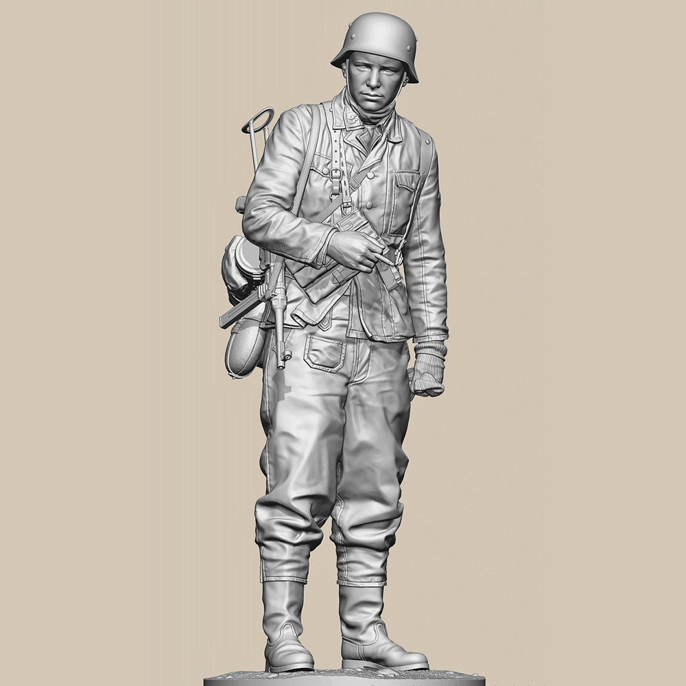 1/35 ทหารของสงครามโลกครั้งที่สอง, ทหารโมเดลเรซิ่น, ธีมทหาร www2, ชุดประกอบและไม่ได้ทาสี