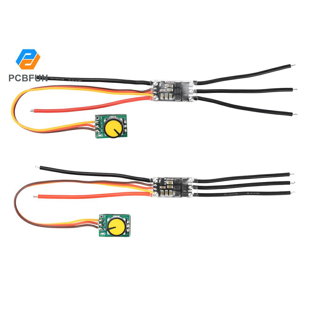 Pcbfun DIY การปรับเปลี่ยนพัดลม 20-30A สองทาง brushless ESC สว่านไฟฟ้าควบคุมเครื่องมือไฟฟ้า