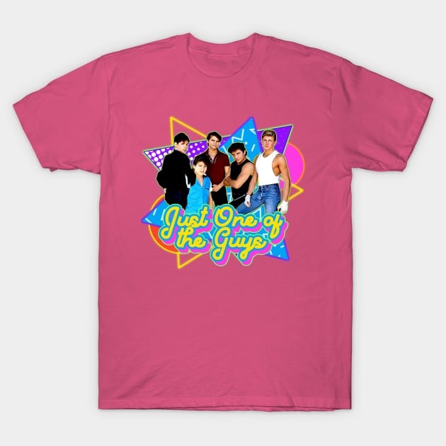 เสื้อยืด Vintage Just One of the Guys Retro 80s Movies T-Shirt แท้ Cotton 100% ต้านทานรอยยับ