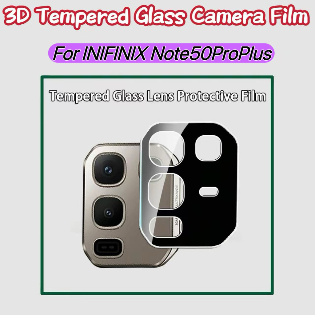 ฟิล์มกล้อง สำหรับ infinix Note50ProPlus สีใส / สีดำ ฟิล์มครอบเลนส์กล้อง กระจกเลนส์กล้องLENS กันรอย กันกระแทก พร้อมส่ง