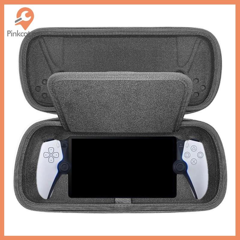 Pinkcat กระเป๋าถือสําหรับ Playstation Portal Remote Player, ป้องกันกระเป๋าเดินทางสําหรับ PS5 PS 5 Po
