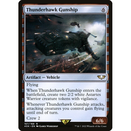 การ์ด EDH PlayTest - Thunderhawk Gunship (สิ่งประดิษฐ์)