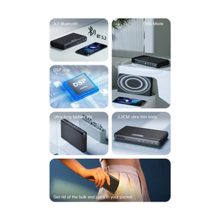 XDOBO X8 AIR 10W ลําโพงบลูทูธกลางแจ้งแบบพกพาน้ําหนักเบา TWS สเตอริโอซับวูฟเฟอร์กล่องเสียงรองรับ Type-c AUX