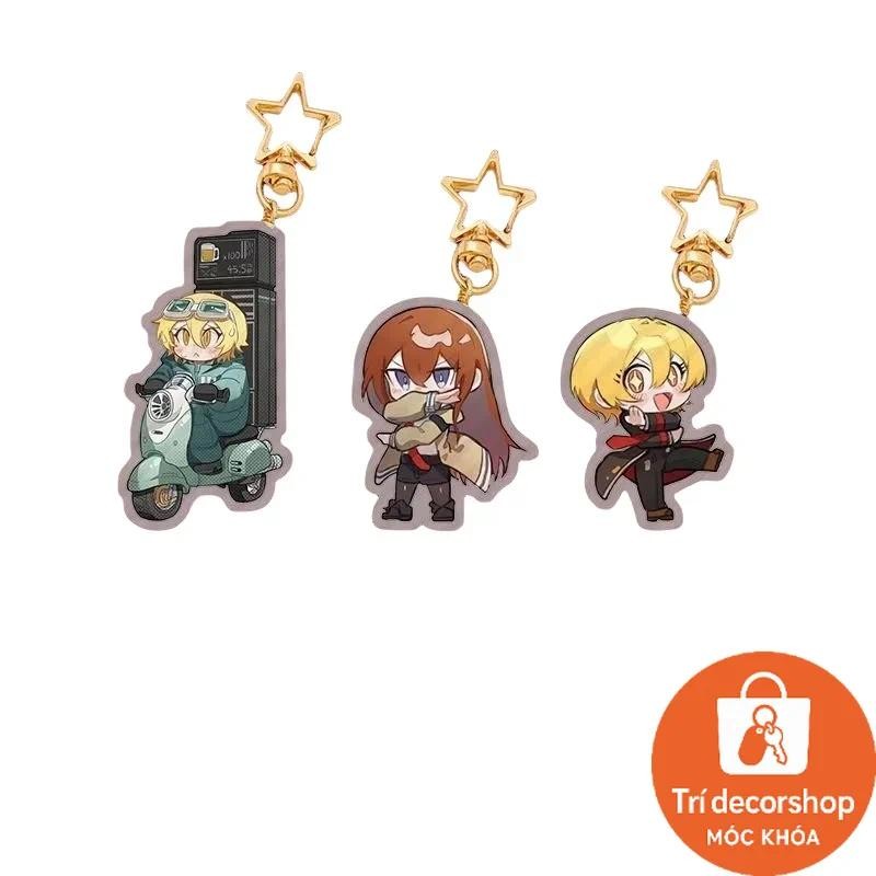 DonQuixote Ishmael อะนิเมะ KeyChain Limbus บริษัทผู้ชาย Key Chain สําหรับผู้หญิงแฟชั่น Creative Fi