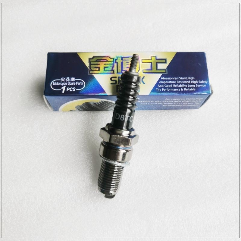 ดร. King D8TC A7TC 70/90/100/110/D8TC 125/150 หัวเทียนรถจักรยานยนต์สามล้อ 5.27