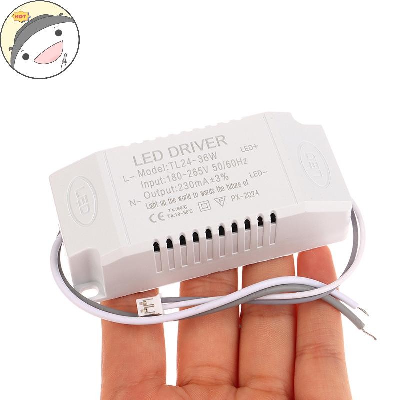 Lanf 1PC สีเดียว LED Driver 8-24w 24-36w 36-50w 40-60w LED คงที่ไดร์เวอร์แหล่งจ่ายไฟ LED Transformer