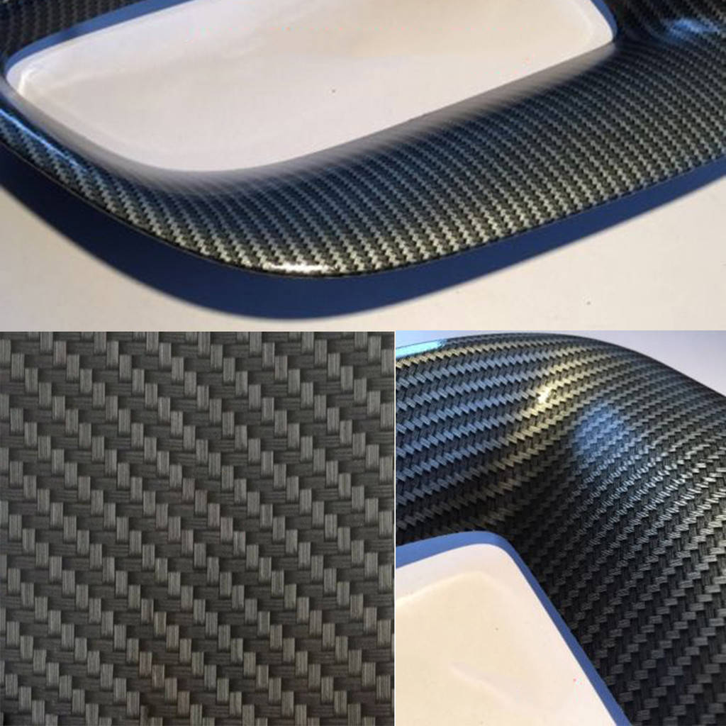 0.5*2m Hydrographics Water Transfer Hydro Dipping Print Film Silver Carbon Fiber ☆Atoz365mall