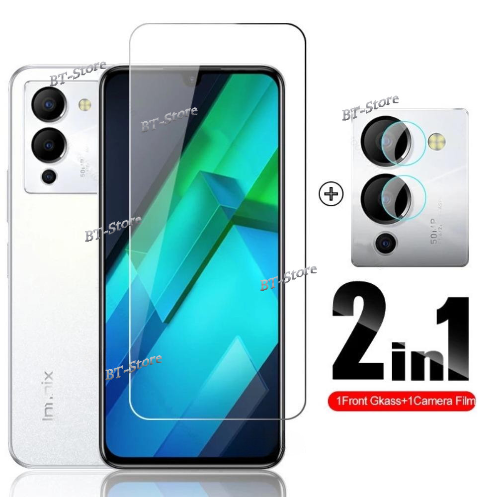2in1 กระจกนิรภัยโปร่งใสสําหรับ Infinix Note 12 VIP 12vip Infinix Note 12 G96 Note12VIP Note12G96 Not
