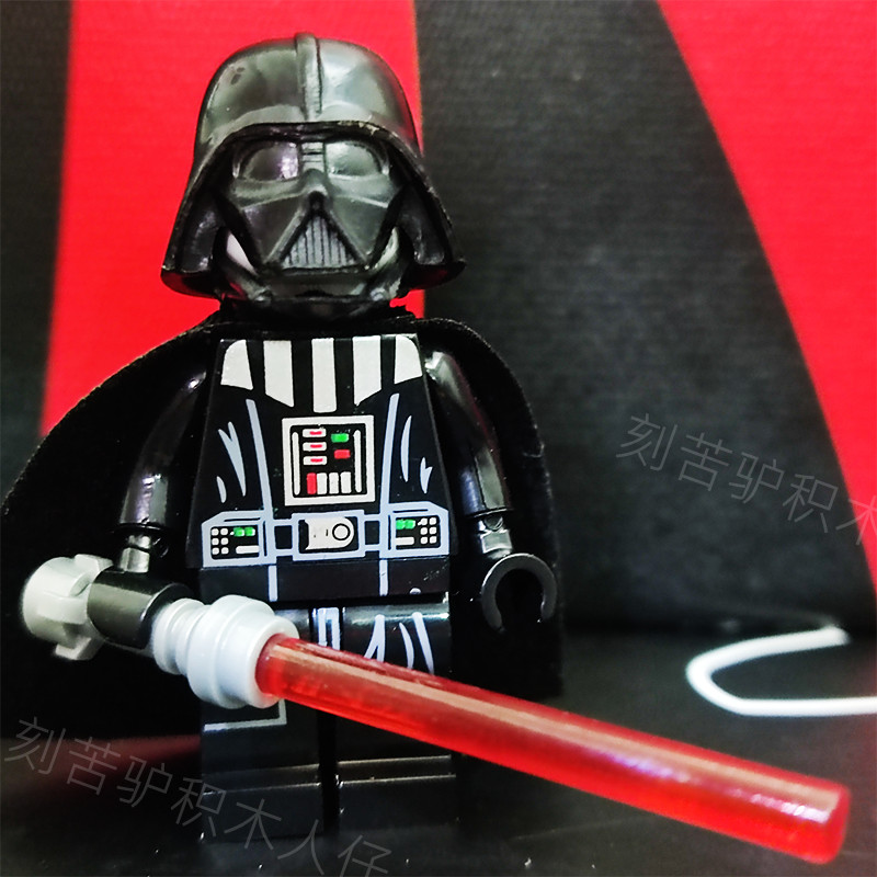 ประกอบของเล่นอาคารบล็อกของขวัญวันเกิดเด็กชาย Star Wars Minifigure Darth Vader Jedi Master L8N7