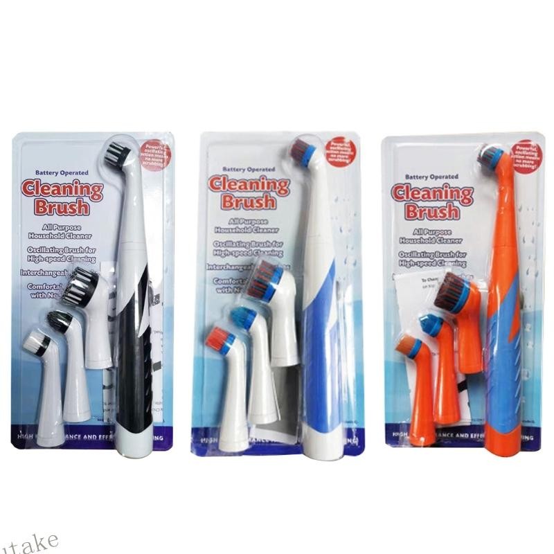 Electric Scrubber Cleaning Brush Cleaner Spin Scrubber  Cleaning Gadget