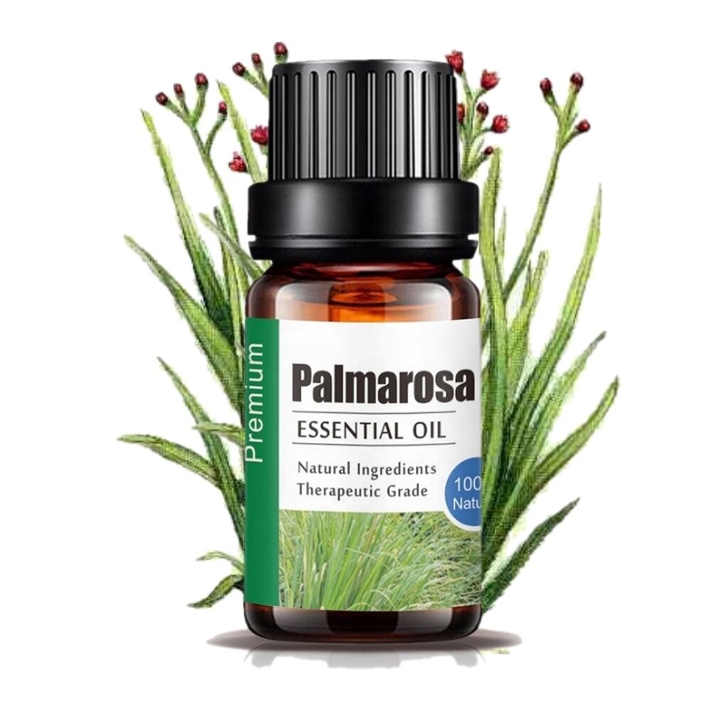 Aliztar 100% Pure Palmarosa Essential Oil 10 ml น้ำมันหอมระเหยพามาโรซาแท้ สำหรับอโรมาเทอราพี เตาอโรมา เครื่องพ่นไอน้ำ...