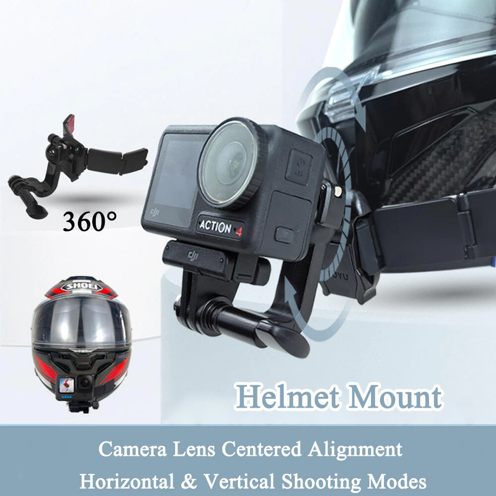 Motorcycle Helmet Chin Stand Camera Accessories ที่ติดหมวกกันน๊อค+กาว 3M ติดหมวก สำหรับกล้อง Action Camera thumbnail 3