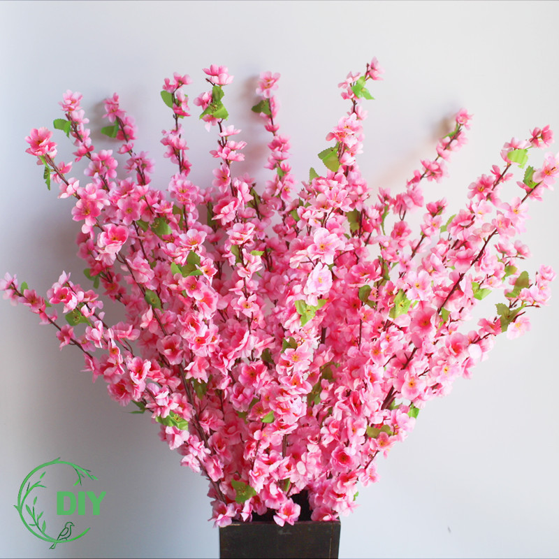 Flowers 66cm ดอกไม้ปลอม ดอกซากุระ ตกแต่งบ้าน ช่อดอกไม้ ช่อ ตกแต่งงานแต่งงาน
