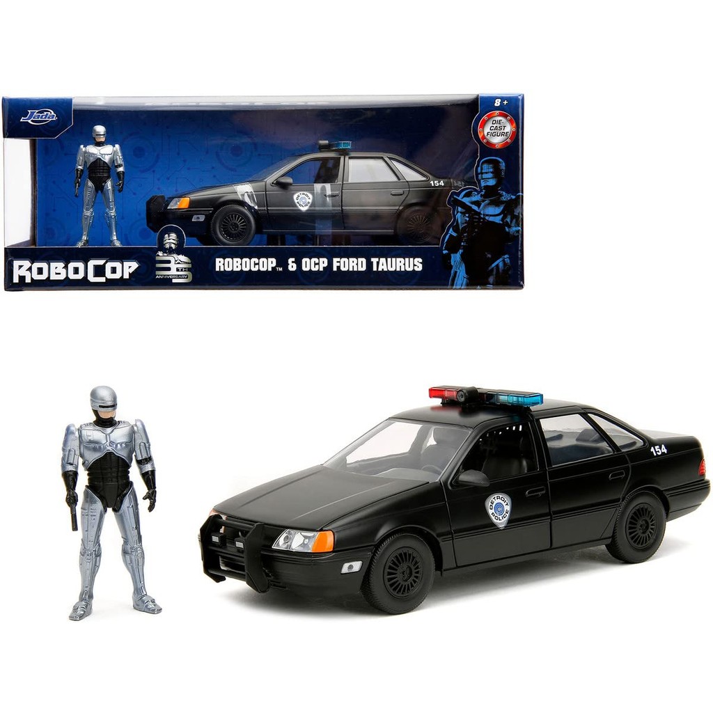 JADA TOYS 1/24 Robocop Ford Taurus with Figure Robocop Taurus Robocop Figure 33743 [Parallel Import]