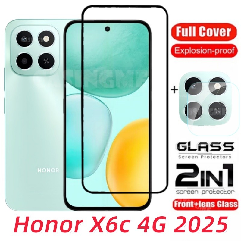 สําหรับ Honor X6c 4G 2025 ป้องกันหน้าจอโปร่งใสคลุมทั้งหมดฟิล์มสําหรับ Honor X6c HonorX6C X 6 c X6 c 