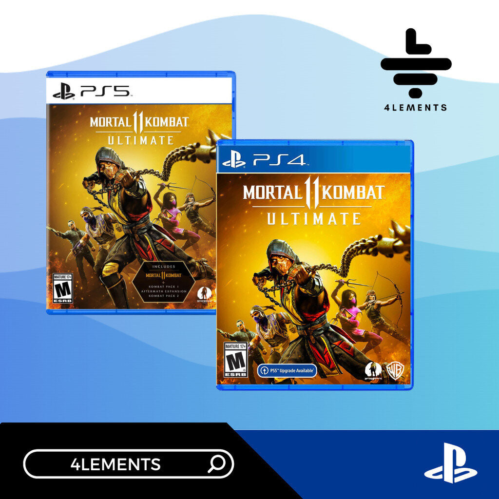 (พร้อมส่ง) PS4 PS5 MORTAL KOMBAT 11 ULTIMATE (R1/US) (GAME) (ENG) (BY IMMERZIV)