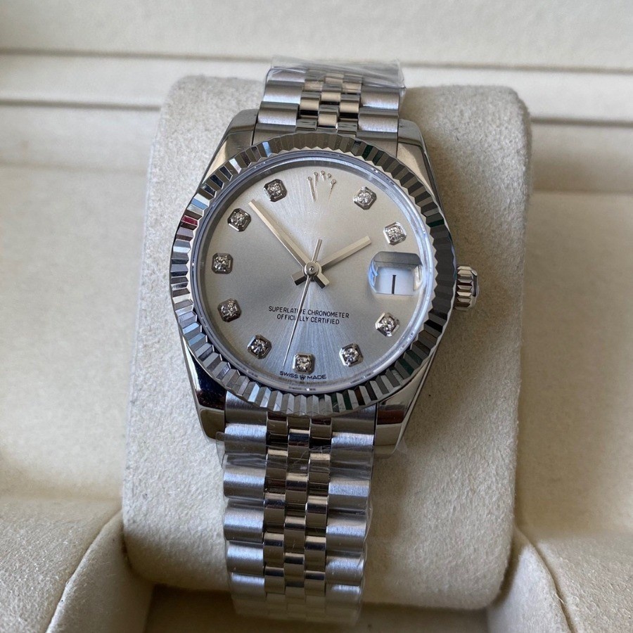 2025 แฟชั่นกีฬาแฟชั่นคนงานกีฬา Login Series พื้นผิวเพชรอัตโนมัติผู้ชายสายเหล็กนาฬิกา Billion3n08x 18