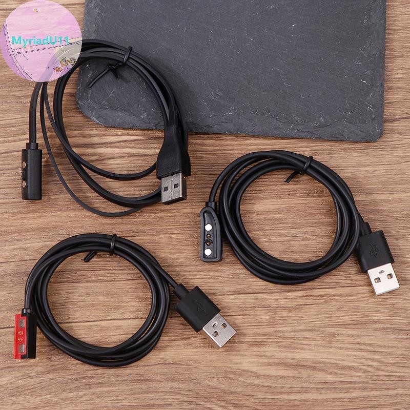 MyriadU 100 ซม.Smartwatch สายชาร์จ USB Charger Holder Smart Watch Dock สายไฟอะแดปเตอร์ชาร์จสําหรับ P