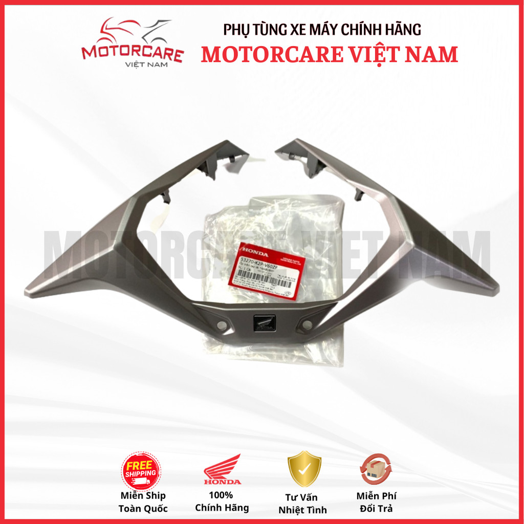 ฝาครอบพลาสติกบนแฮนด์ Nhb18m Winner X 2022+ แท้ Honda สีเงิน (53270-K2P-V60ZF)