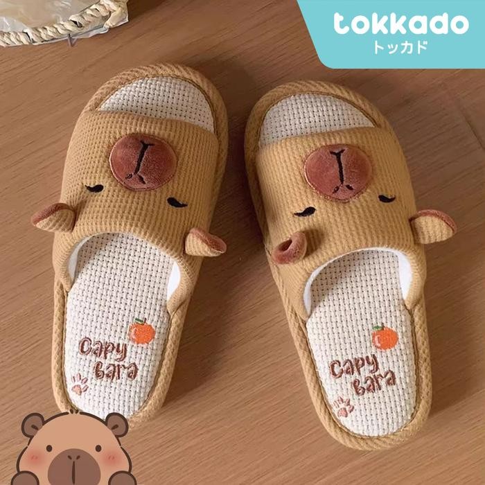 TOKKADO Capybara Koda Slipper Home Room รองเท้าแตะ Kapibara Doll Premium Soft Cute