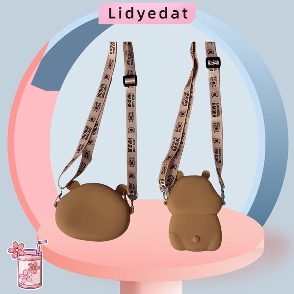 เยี่ยมเลย165การจัดเก็บขนาดเล็กซิลิโคนกระเป๋า,คาปิบาราที่มีสายคล้องไหล่ปรับเด็ก ค โรสบอดี กระเป๋า,แฟชั่นการ์ตูนเด็กกระเป๋าสะพายสําหรับชายหญิง