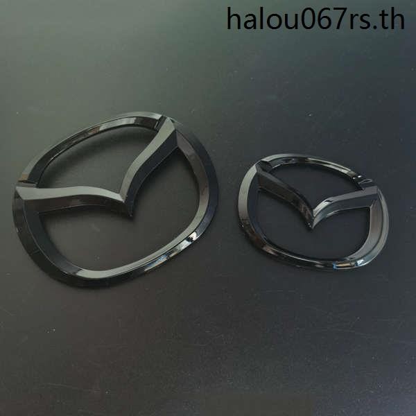 เหมาะสําหรับ Mazda MX-5 ตาข่ายโลโก้รถด้านหน้าด้านหลังโลโก้ mx5 NC ND พวงมาลัยโลโก้สติกเกอร์ด้านหลัง 