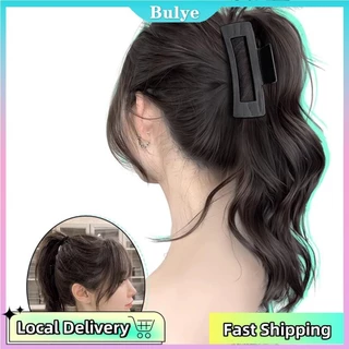 (จัดส่งในพื้นที่) 35ซม ผมหางม้าสูงวิกผมคลิป สินค้าฮอตตี้ สาวทุกวันเพิ่มปริมาณต่อผม