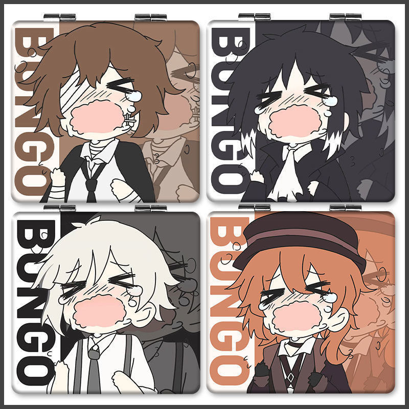 /Bungou Stray dog กระจกขนาดเล็ก Atsushi Nakajima Atsushi Nakajima Nakhara Ranbu นักเรียนกระจกแต่งหน้