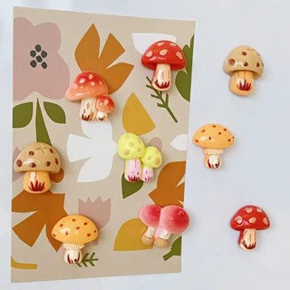 เห็ดตู้เย็นสติกเกอร์สร้างสรรค์ตู้เย็นตกแต่งแม่เหล็ก