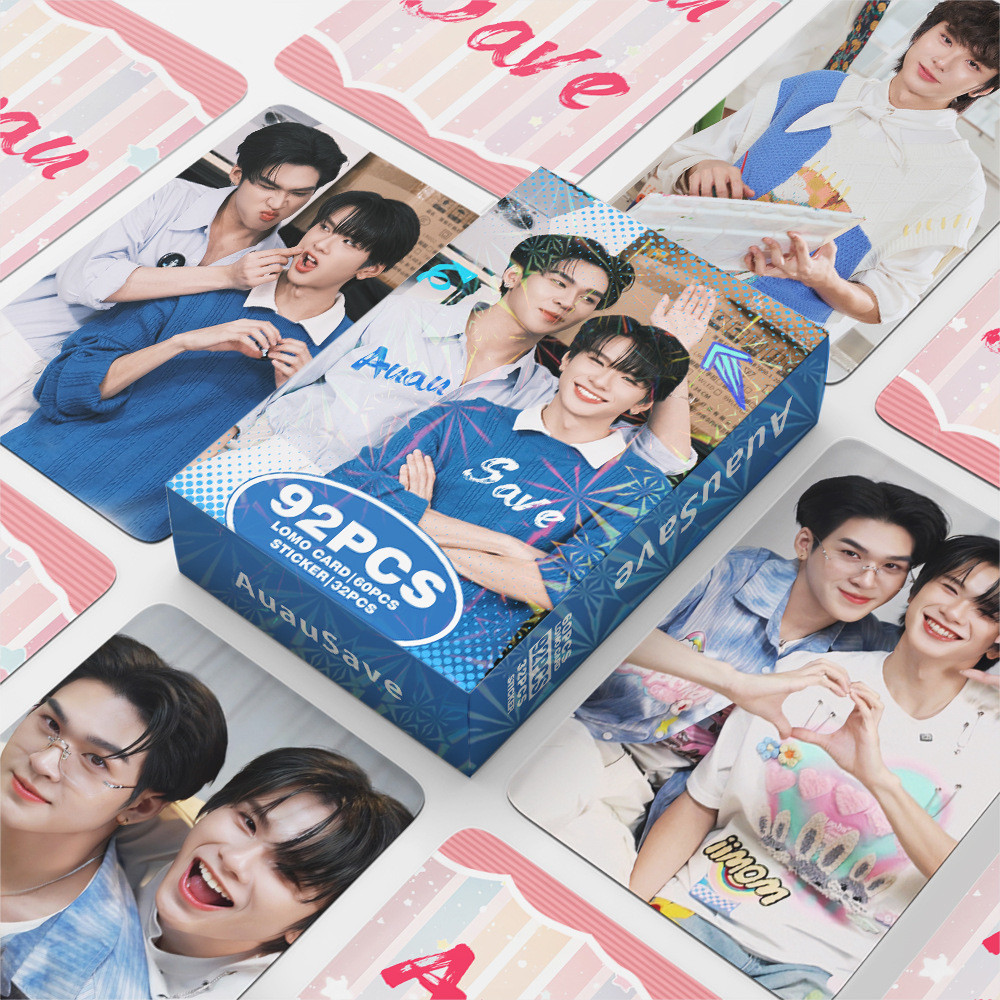 Thai AuauSave CP Lomo card Photocard การ์ด 60 ชิ้น + สติ๊กเกอร์ 32 ชิ้น
