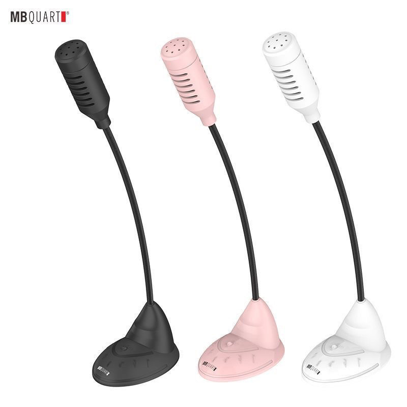 ไมโครโฟน MBQUART MB1200 คอมพิวเตอร์เดสก์ท็อป สตรีมเมอร์ เกมมิ่งที่บ้าน เสียงสด K-Singing คอนเฟอเรนซ์