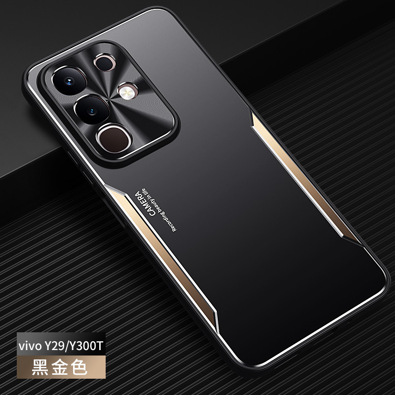 เคส Vivo Y29 4G สำหรับ Vivo Y29 4G【อลูมิเนียมอัลลอยด้าน + TPU + PC เคสโทรศัพท์ กันกระแทก 】