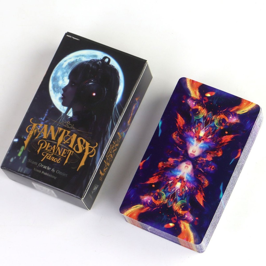 Fantasy Planet Tarot Deck 78 ชิ้นไพ่ทาโรต์ - 10.3*6 ซม