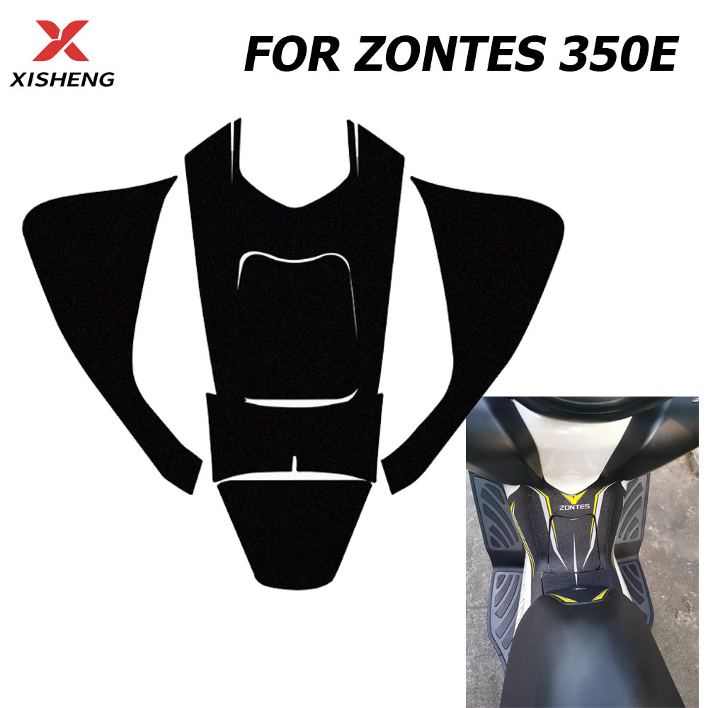 สําหรับ ZONTES 350E 350 E350 รถจักรยานยนต์ถังสติกเกอร์ป้องกันถัง Pad ถังแก๊ส Traction Pads