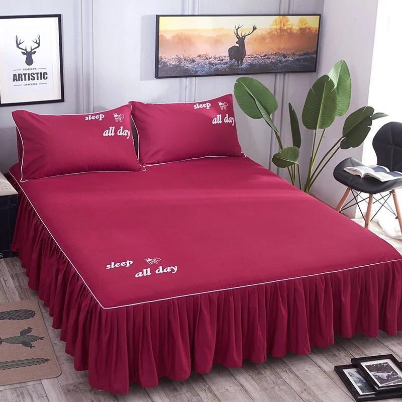 床裙床罩单床单床笠床套席梦思保护套./././/.床上用品Bed Skirt, Bed Cover, Single Sheet, Bed Sheet, Bed Cover, Simmons Insur