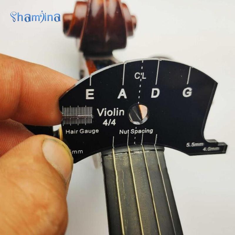 [Shamjina] 1/2 3/4 4/4 VIOLIN BRIDGE MOLD TEMPLATE REPAIR TOOL สําหรับ CELLO VIOLIN ใหม่