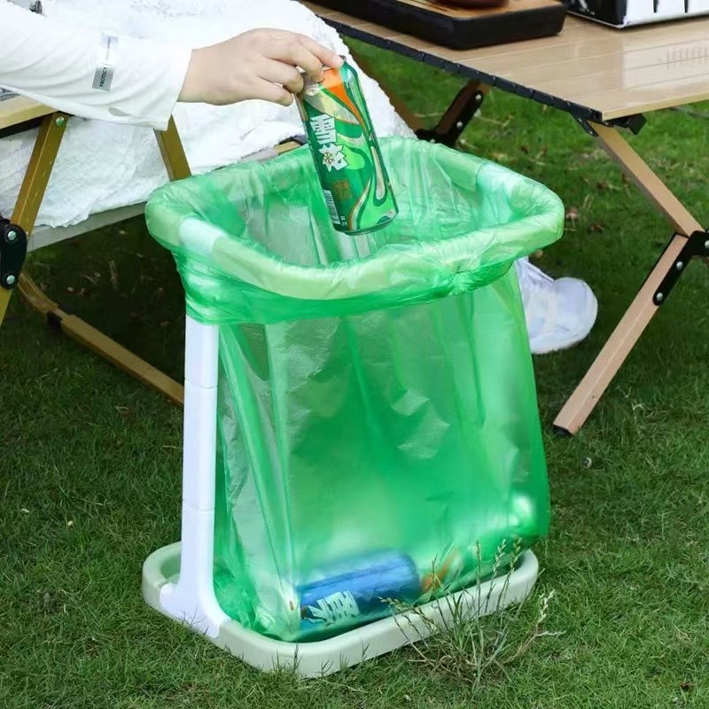 ที่แขวนถุงขยะ ที่แขวนถุงขยะพลาสติก สำหรับใช้ในห้องครัว แท่นแขวนถุงขยะ จัดระเบียบขยะในครัว ปรับความสูงได้