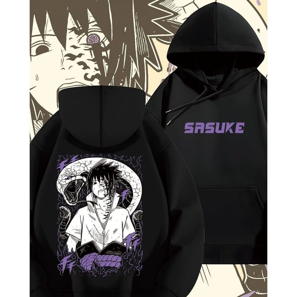 คอสเพลย์แจ็คเก็ต Naruto Anime Hoodie กันหนาว ลายพิมพ์แฟชั่น (ชาย/หญิง)